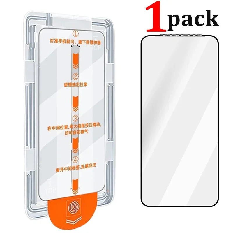 3-1PCS 8K HD Tempered Glass For iPhone 18 Pro Max 18pro Screen Protector Easy Install Dust-Free Box for iPhone 17 Pro Max Air