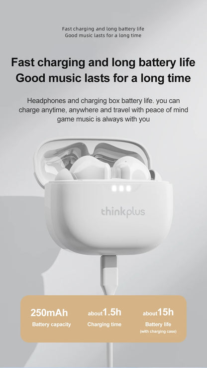 Original Lenovo Lp3 Pro TWS Headphones Wireless Bluetooth 5.3 Earphones HIFI Sound Noise Reduction HD Call Sports Earbuds Lp3pro