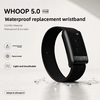 Whoop 5.0 MG Band Waterproof Nylon Woven Sport Strap PEAK LIFE Style Replacement Wristband Fitness Tracker Workout Accessories