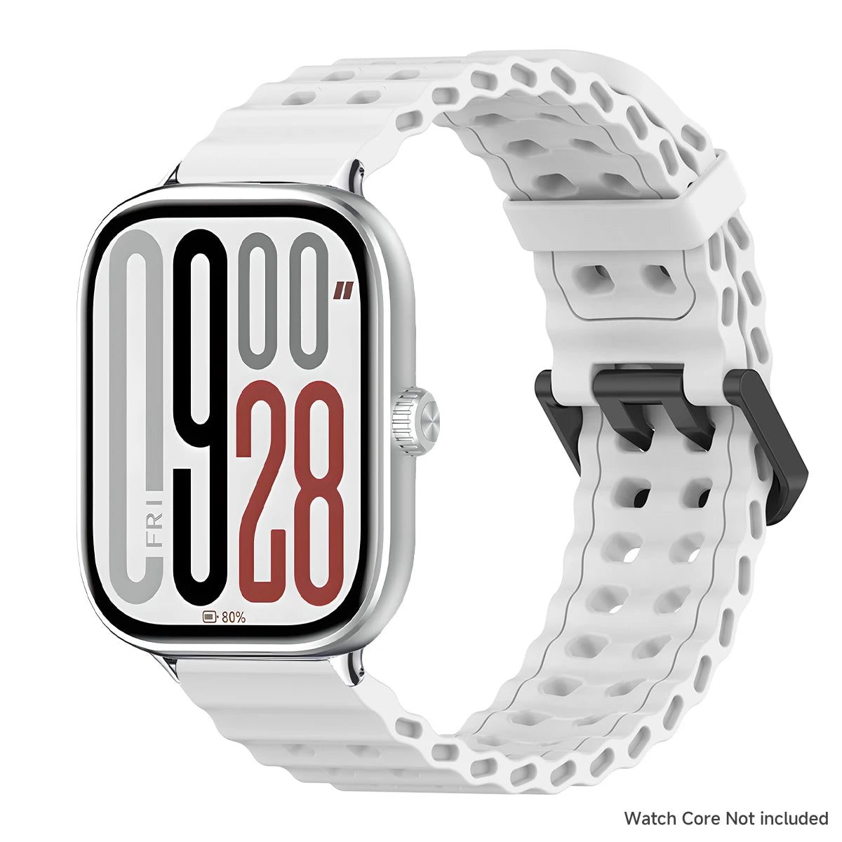Soft Silicone Strap for Redmi Watch 6 5 4 Sports Two Tone Wristband for Xiaomi Mi Band 8 9 Pro Adjustable Rubber Wristband