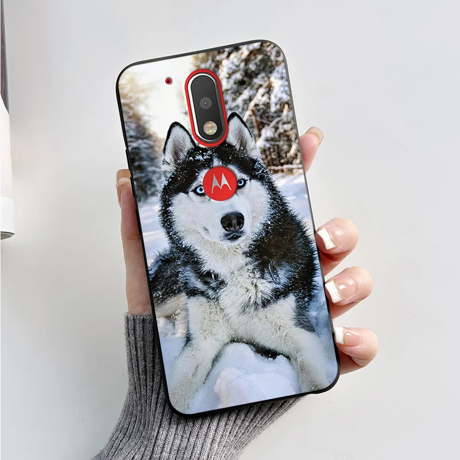 Case for Motorola Moto G4 / Moto G4 Plus / Moto G4 Play Back Cover Fashion Marble Silicone Soft TPU Protective Phone Cases Coque