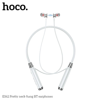 HOCO ES62 Neckband Earphones Bluetooth 5.3 Sport Headsets Support TF Card Playback 120 Hours Long Battery Life For Mobile Phone
