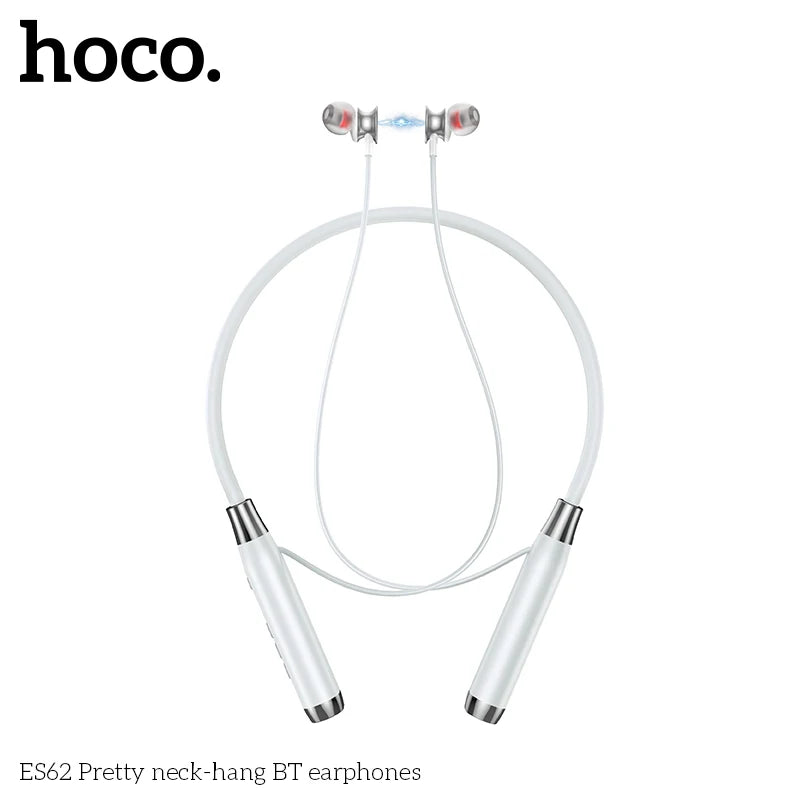 HOCO ES62 Neckband Earphones Bluetooth 5.3 Sport Headsets Support TF Card Playback 120 Hours Long Battery Life For Mobile Phone