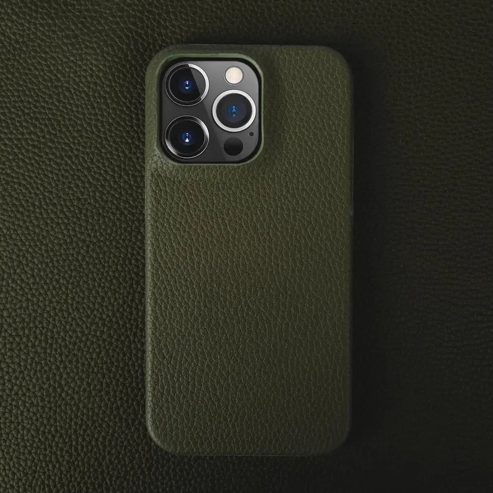 For Iphone 14 Pro Max Case Luxury Genuine Leather Cover Business Phone Cases Back Cover for Iphone 13 18Pro 15 12 XR XSMax Coque