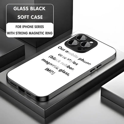 Customized DIY phone cases Phone Case For iPhone 16 15 14 13 12 11 X XR XS XSMAX 8 Plus Mini Pro Max Glass Magnetic Phone Case