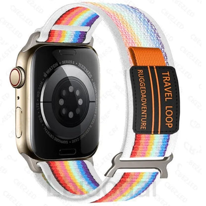 Band for Apple Watch Straps 44mm 40mm 49mm 45mm 41mm 46mm Correa Trail loop bracelet iwatch series 6 se 8 9 ultra 2 3 10 11 12