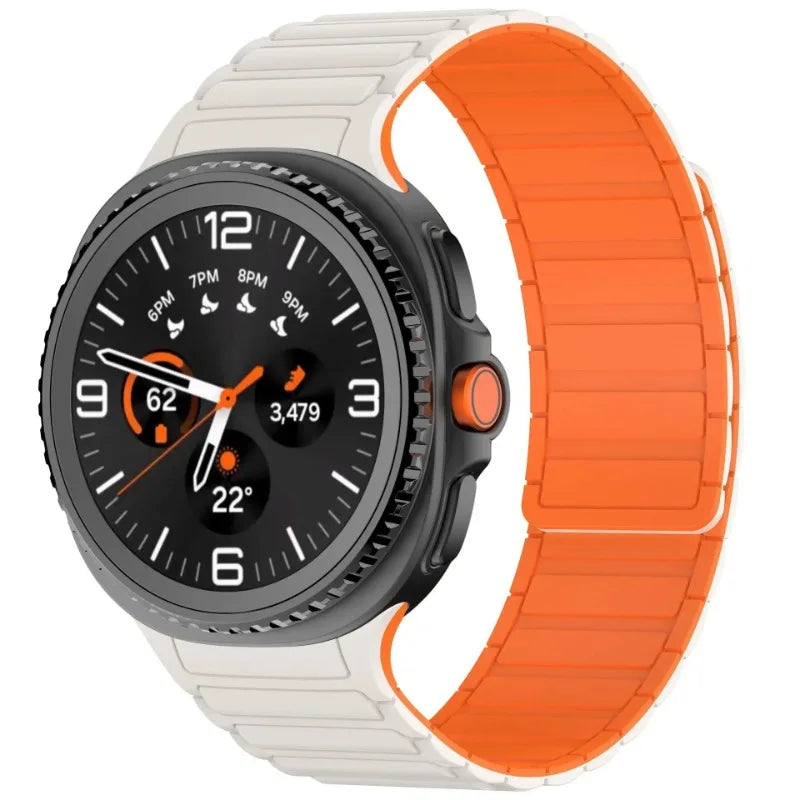 Silicone Strap For Samsung Galaxy Watch 8 40mm 44mm Magnetic Bracelet Accessories Wristband For Galaxy Watch 8 Classic 47mm Belt