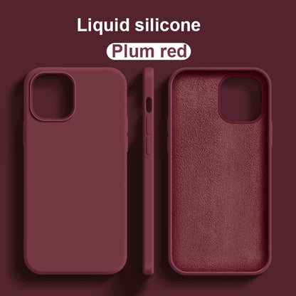 Original Liquid Silicone Cases For iPhone 15 14 11 13 12 Pro Max Mini XR X XS 8 7 Plus SE2020 Luxury Soft Case Phone Accessories