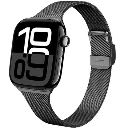 Milanese Strap for Apple Watch 44mm 40mm 45mm 41mm 46mm 42mm 49mm Metal Bracelet iWatch Series 12 11 10 Ultra 9 8 7 6 5 SE3 band