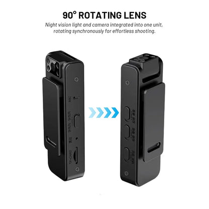  1080P Body Mini Camera Portable Infrared Night Vision Miniature Camcorder Small Digital Video Recorder Police BodyCam