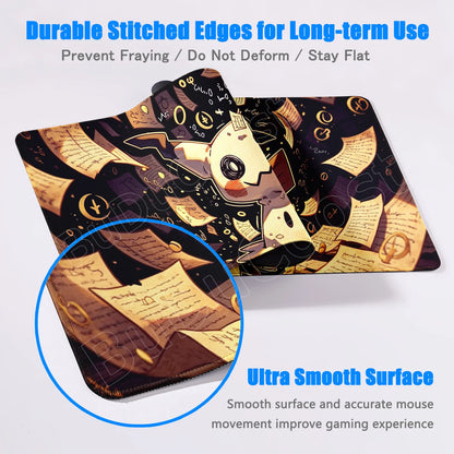 90x40cm Pokemon Mimikyu Mouse Mat Washable Notbook Gamer Keyboard Carpet XXL HD Print Non-slip Rubber Desk Computer Extended Pad