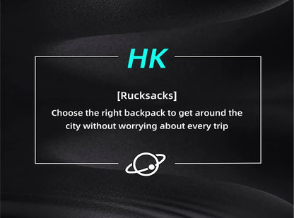 HK Classic Business Backpack For Men Casual 15.6 Inch Laptop Bag With USB Waterproof College School Bags Work Office Rucksacks