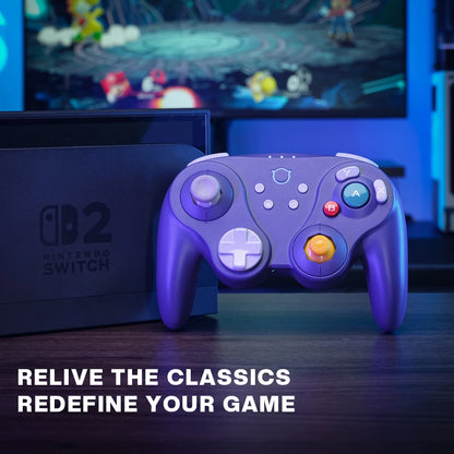 NYXI Warrior Lite Controller for Switch 2, Hall Effect Joystick Wireless Gamepad for Switch OLED/PC, Micro Switch ABXY Buttons