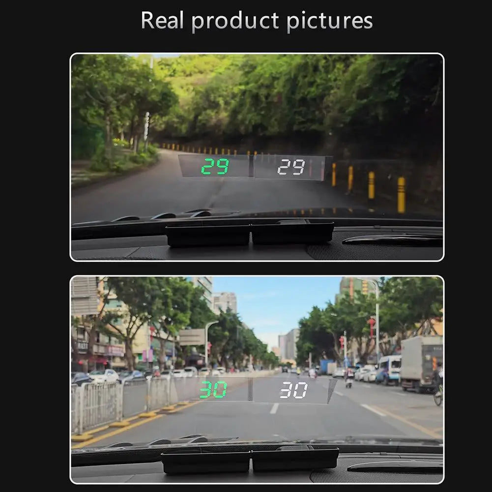 M2 Head Up Display Car Universal Speedometer KMH HUD USB Cable Plug & Play GPS & Beidou Dual Satellite System