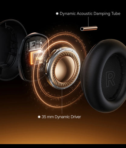 Baseus Inspire XH1 Sound by Bose ANC Wireless Headphone Bluetooth 6.1 48dB Adaptive Noise Cancellation Headset Hi-Res LDAC 100Hr