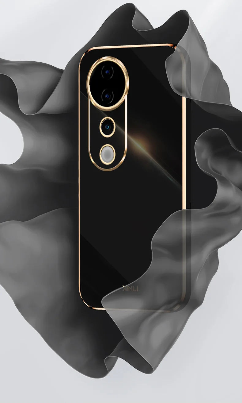 Funda Vivo V50 Lite 4g 5g Luxury Fashion Plating Case For VIVO V50 Lite Soft Slim Silicone Shockproof High Quality Phone Cover