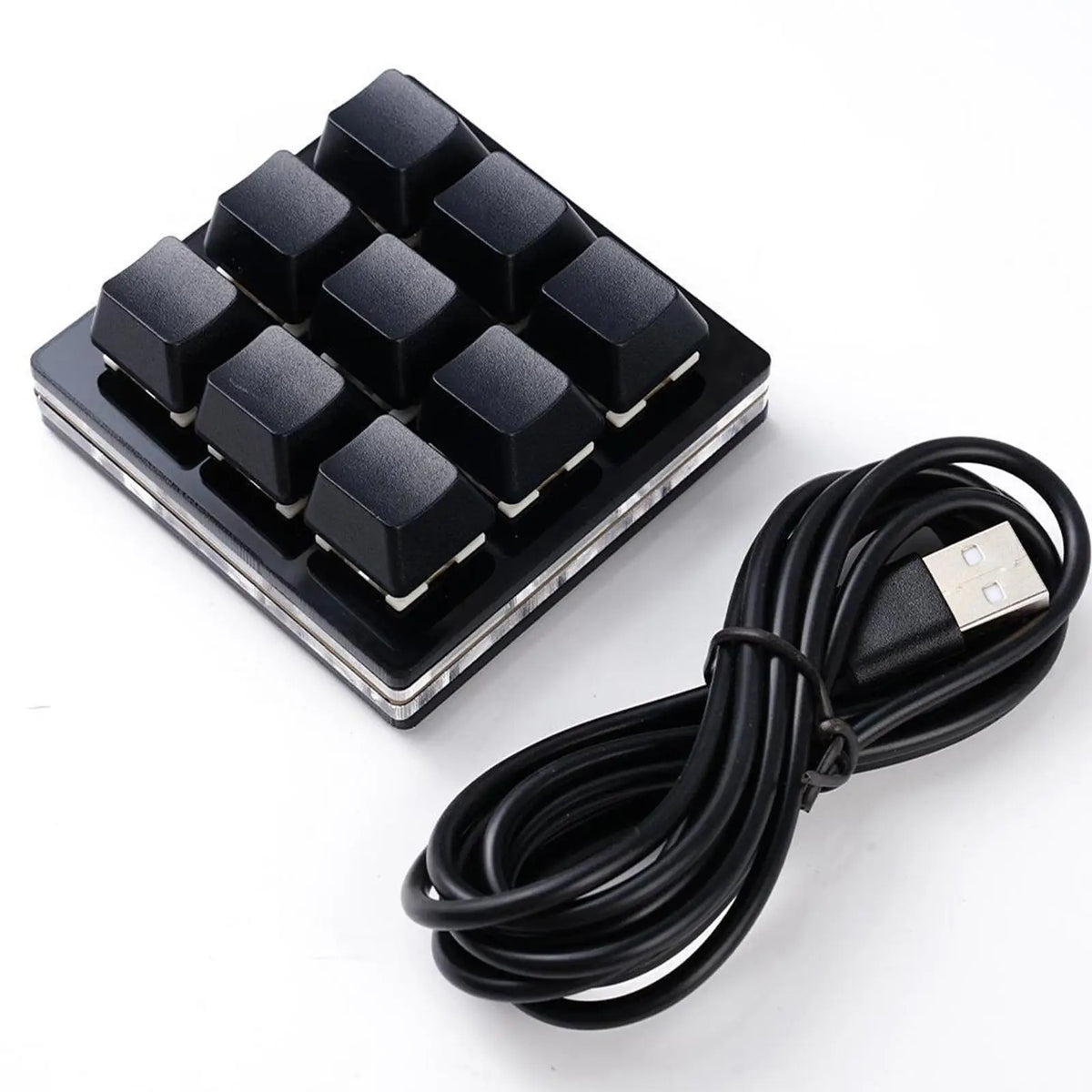USB Programming Macro Custom Mechanical Keyboard RGB 24/16/12/9/8/4/3/2 Key Copy and Paste DIY Gaming Mini Keypad Macropad
