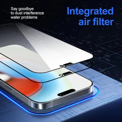 1-5PCS Tempered Glass For iPhone 18 17 Pro Max 17 Air 16 15 14 Plus 13 12 Mini 11 XR XS Dust Free Installation Screen Protectors