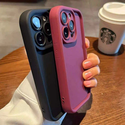 Camera Protection Candy Color Silicone Soft Case For iPhone 11 12 13 14 Plus 15 16 17 18 Pro Max XR XS X 7 8 Matte Bumper Cover