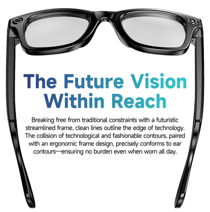 New 800W Camera AI Glasses Men Color-Changing Smart Translation Glasses Photo Video Recording Waterproof Call Smart Sunglasses