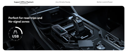OTTOCAST Play2Video Ultra Carplay Ai Box Wireless Android Auto Adapter Built in Youtube Netflix For VW Benz Ford 99% of Cars