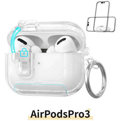 Phone Holder Design for AirPods Pro 3 Case Protective Cover For AirPods Pro 3rd Generation Case For Air pods Pro 3 Accessories