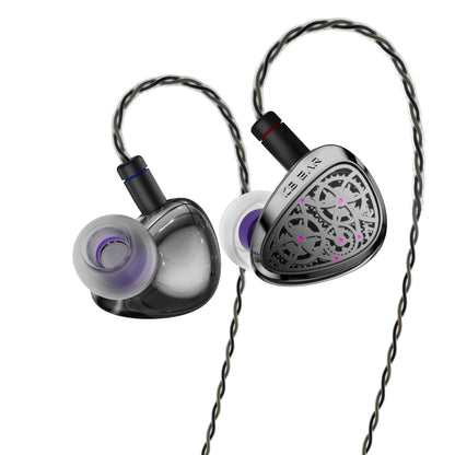 KBEAR Tourbillon-Pro TB-PRO In-Earphone 10mm DD High Resolution TypeC HIFI Wired Earbuds PU+PEEK+DLC Composite Diaphragm