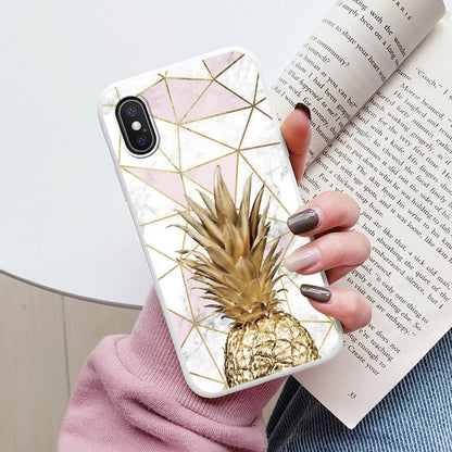 Fashion Marble Cover For iphone X XS MAX Soft Protective Cases Silicone Coque Bumper Fundas For iphone X XSMA iphoneX Shell Bags