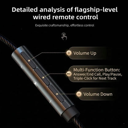 KEYSION Type-C HiFi Game In-Earphone EQ Adjustment 32bit/384kHz DAC Hardware Decoding Heaphone USBC Phone Wired Headset with Mic