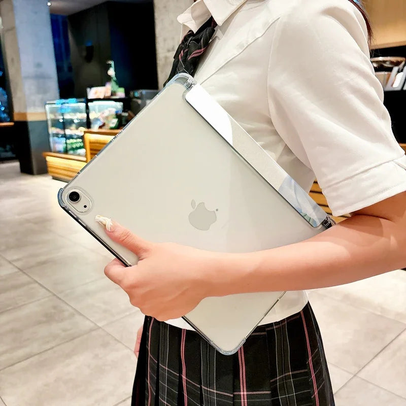 Pure&noble/elegant&fragrant Lily PAD CASE For iPad pro 10/11/2020/6th/7th /8th /Air 3rd/Air 4th/9th gen/Air 5th Gen 2022/Air 11