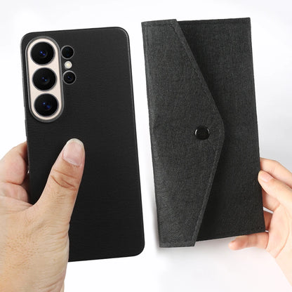 For Magsafe Premium Leather Case for Samsung Galaxy S26 Ultra S26Ultra S26Plus S25 Plus S25Ultra Phone Case Cover Magnetic Coque