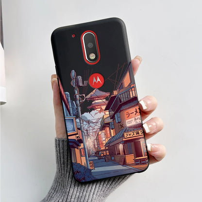 Case for Motorola Moto G4 / Moto G4 Plus / Moto G4 Play Back Cover Fashion Marble Silicone Soft TPU Protective Phone Cases Coque