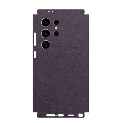 Leather Skin For Samsung Galaxy S26 S25 Ultra Back Film S24 Plus Sticker S23 S22 Protective Decal Wrap Full Back Protector