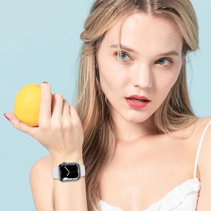 New Tropical Rubber Strap for Apple Watch Band 44mm 40 45 42 46 38 49 41mm Silicone Bracelet iWatch Series 12 11 10 9 8 7 6 5 4