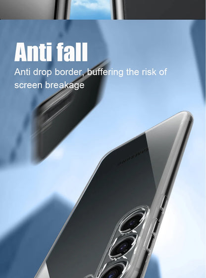 Clear Case For Samsung Galaxy S22 S21 S20 Ultra S10 S9 Plus S10E Shockproof Case For Samsung S25 S24 Plus S23 Fe Soft Back Cover