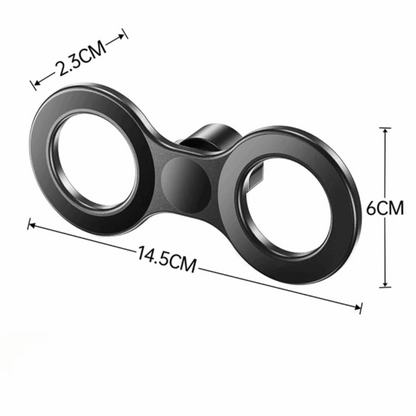 Dual Head Dual Position Phone Mount 17mm Ball Head Strong Magnetic Car Navigation Holder Adjustable Durable Car Phone Holder