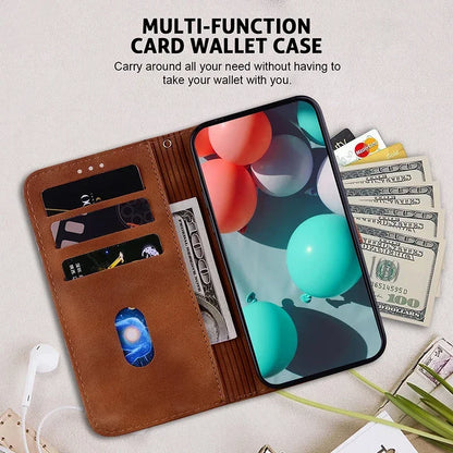 Stand Flip Wallet Case For Google Pixel 4 5 6 6A 8 8a 9 7 7A Pro Pixel 9 Pro 3A XL Leather Protect Cover