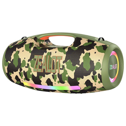 ZEALOT S89 Wireless Speaker 250W Portable Outdoor with RGB Color Lights Long 48000mAh Battery up to 8 Hours Playtime