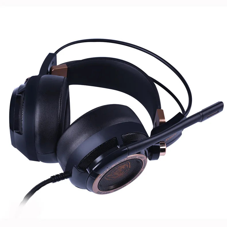 Somic G941 ANC Stereo Over-Ear Gaming Headset Wired Gaming Headphone With MIC USB LED Light Active Noise Cancellation