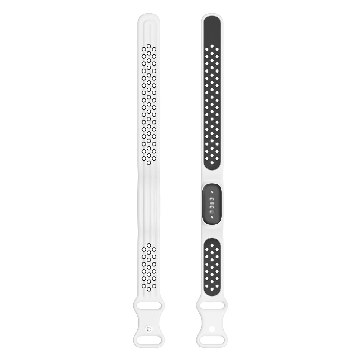 Silicone Loop Sport Watch Strap for Google Fitbit Air Two Tone Bracelet Breathable Band Wristband Correa Replacement Accessories