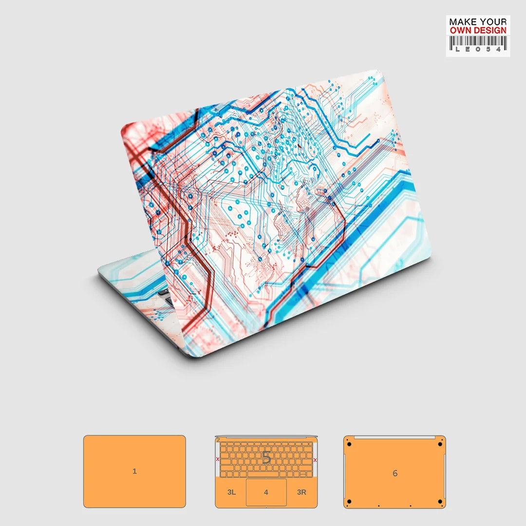 Colorful Skin Sticker for Macbook Pro16 M1 M2 M3 M4 2022 2024 2025 Full Wray Sticker Skin Screen Protector