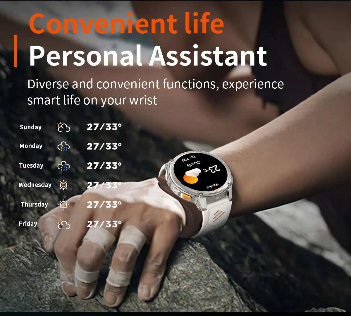2026 New T-Rex3 Pro 1100mAh Battery Smart Watch GPS Path 5ATM Waterproof Sports Run Tracker Outdoors Compass Military Smartwatch