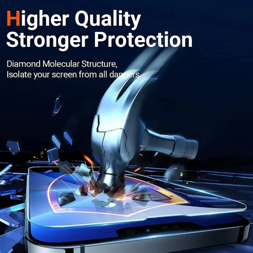 2.5D Full Coverage HD Clear Tempered Glass For iphone 14 15 13 12 11 Pro Max Screen Protector For IPhone 7  8Plus X XR XS Max