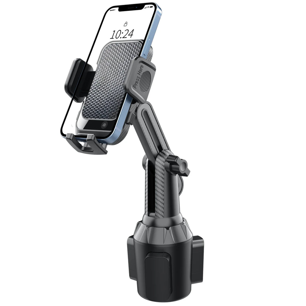 Car Cup Holder Phone Mount Universal for Car, Adjustable Stable Cell Phone Holder 360° Rotation Stand Fits 4-7 Inch Smartphones