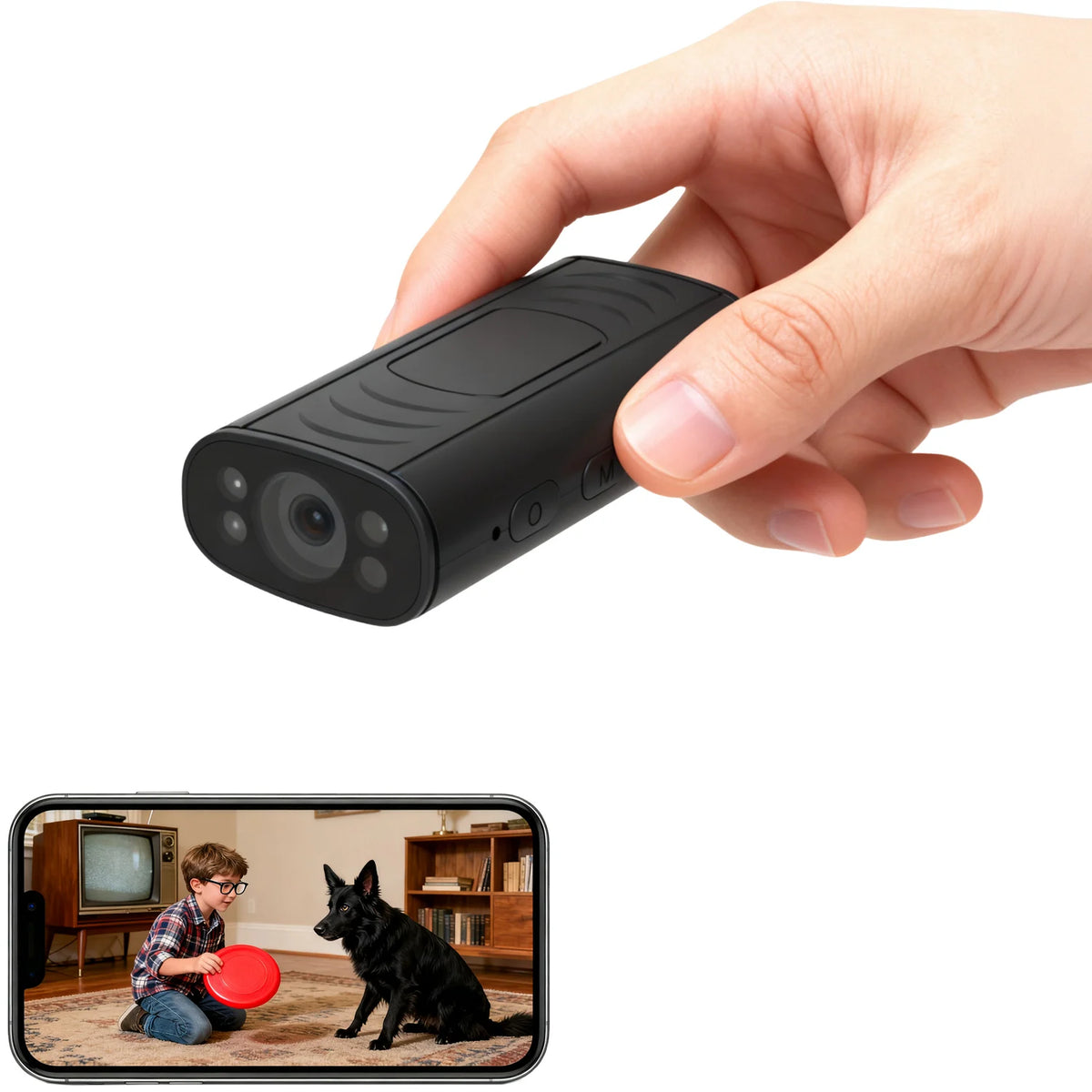 Super Small Wireless WiFi Mini Camera - Home Security Nanny Camera with Motion Detection Remote Pet Monitoring Camera