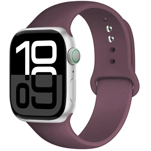 Silicone Band For Apple Watch straps 45mm 44mm 40mm 41mm 42mm-46mm sport bracelet iwatch series 8 7 6 5 SE 9 10 11 Ultra 2 49mm