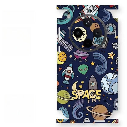 XRT Material Colorful Cute Pattern Matte Film Wrap Skin Phone Sticker For Oppo Find X9 X8 X7 /X7 ULTRA Cartoon Sticker