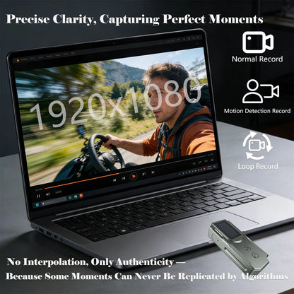 Finger-Tip Cameras, Compact Portable Action Cameras, With Display, Full HD Mini Pocket Vlogging Camera