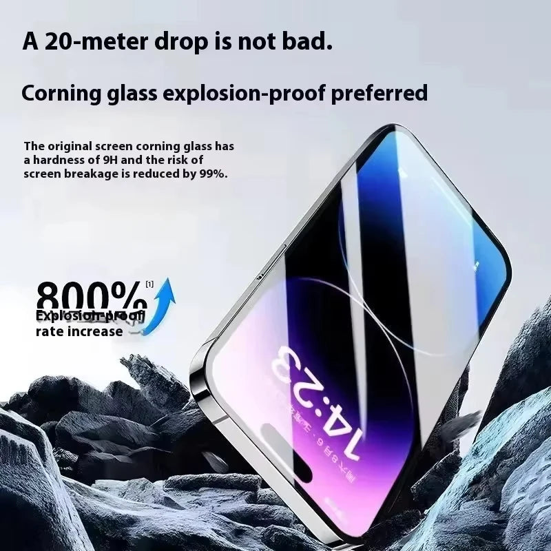1-5PCS Dust Free Installation High-Definition Tempered Glass For iPhone 18 17 Pro Max Air 16 15Pro 14 Plus 13 12 Mini 11 XR XS X