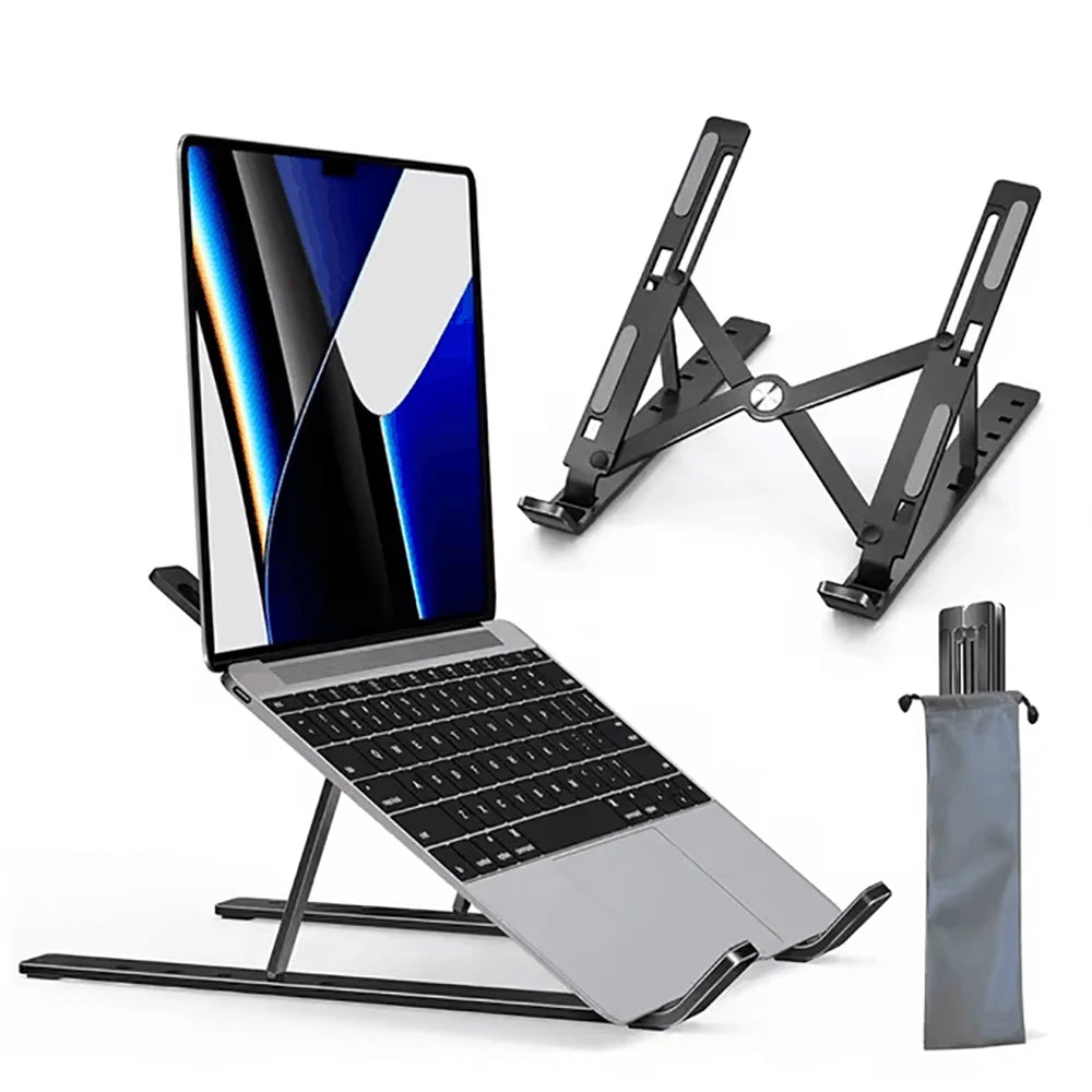 Portable Foldable Notebook Stand Adjustable Laptop Holder Computer Monitor Holder For Macbook Air iPad Tablets Base Accessories